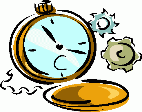 Pocket watch clipart free