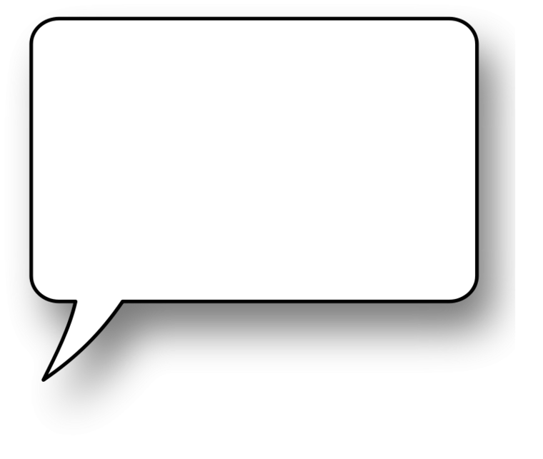 Speech Bubble Free Clipart - Free to use Clip Art Resource