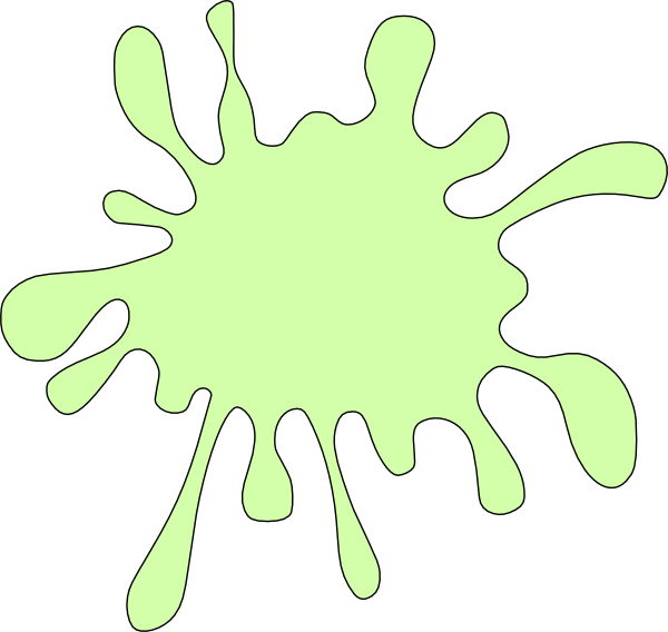 Green Splash Clip Art - vector clip art online ...