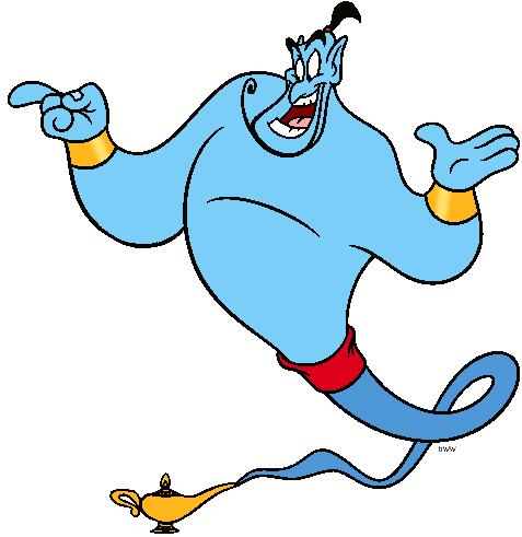 Disney clipart genie aladdin