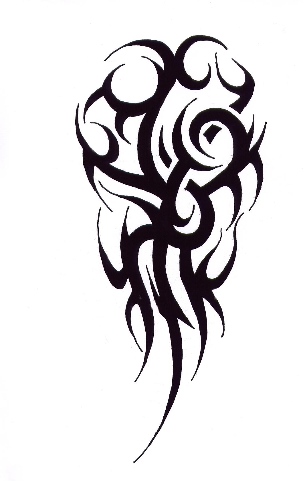 Tribal Monkey Tattoo Sketch