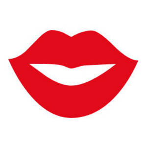 55+ Big Red Lips Clip Art