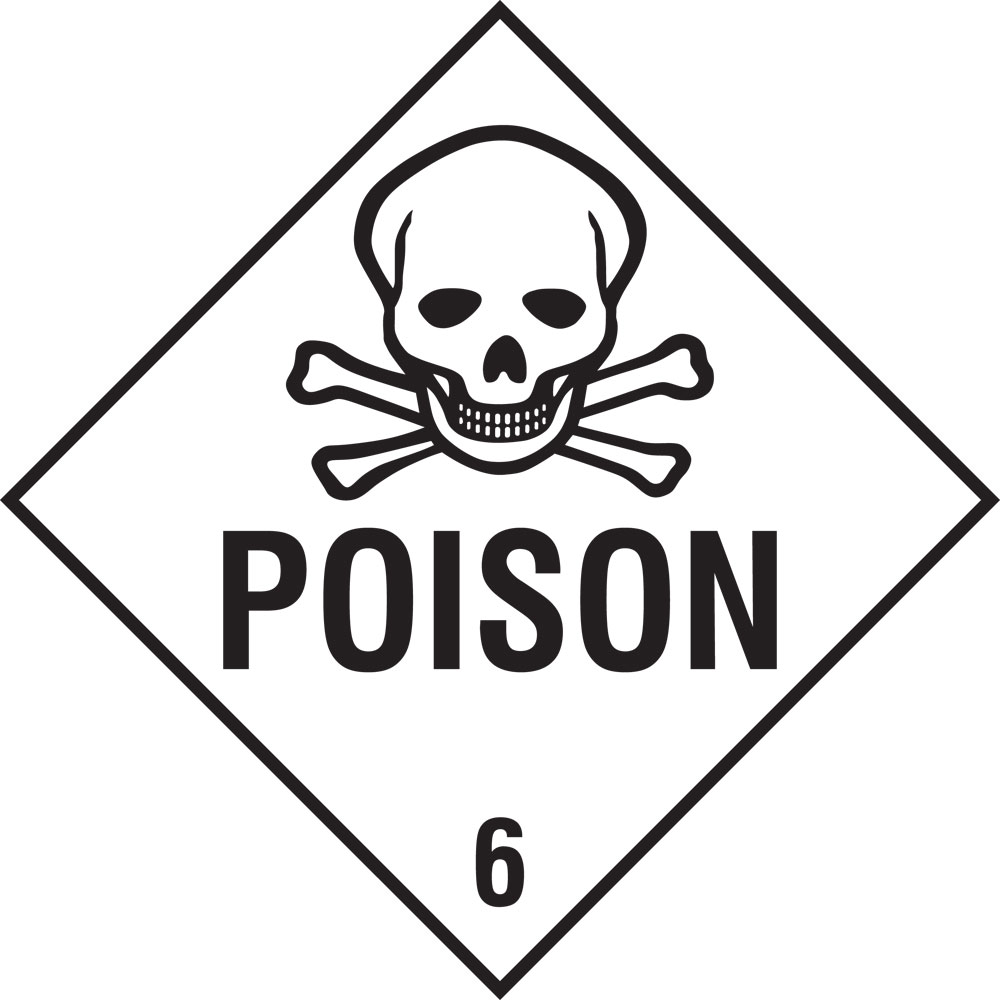 Coloring Picture Of Poison Sign - ClipArt Best