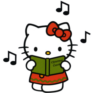 Free Christmas Hello Kitty Cartoon Character Clipart Image ...