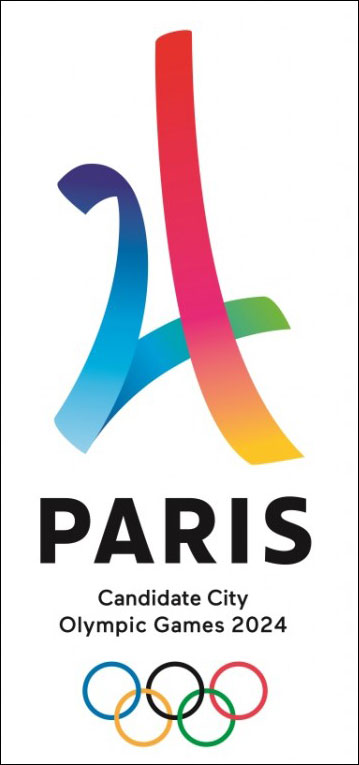 PARIS UNVEIL NEW EIFFEL TOWER-INSPIRED 2024 OLYMPIC GAMES BID LOGO ...