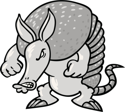 Cartoon Of The Armadillo Clip Art, Vector Images & Illustrations ...