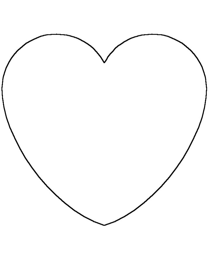 Different Size Heart Templates - Best Template Example