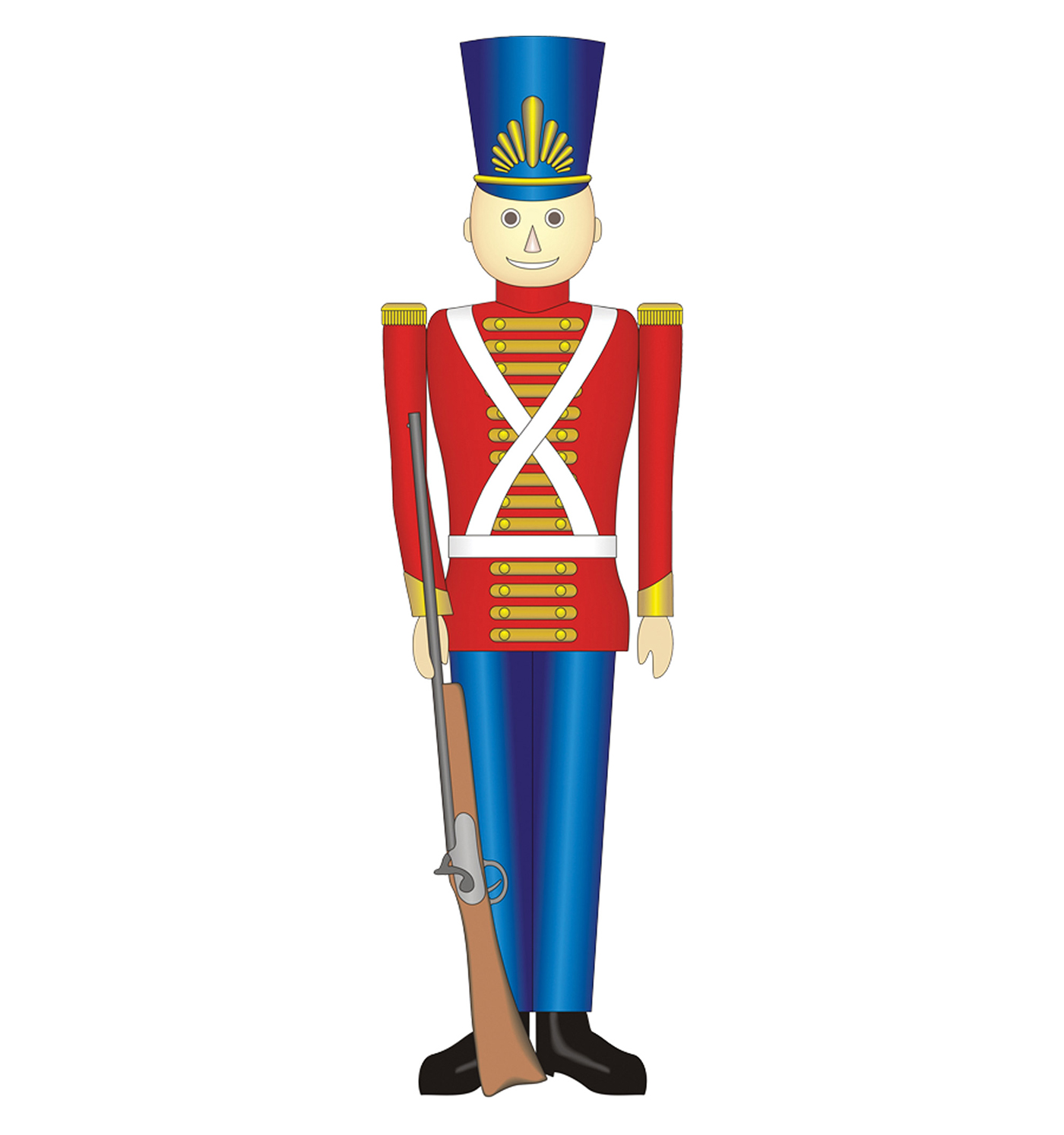 Nutcracker toy soldier clip art