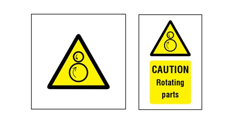 Label Source | News | Rotating Parts Hazard Signs: Minimise the ...