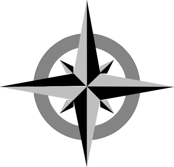Blank Compass Rose Clipart - Free to use Clip Art Resource