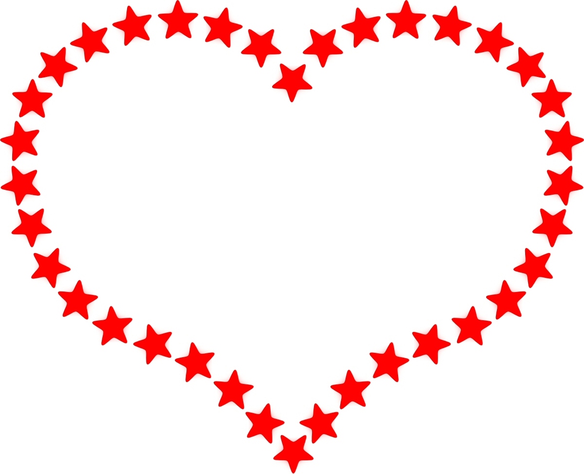 Red Heart Shaped Border Vector AI And EPS Downloads Clipart - Free ...