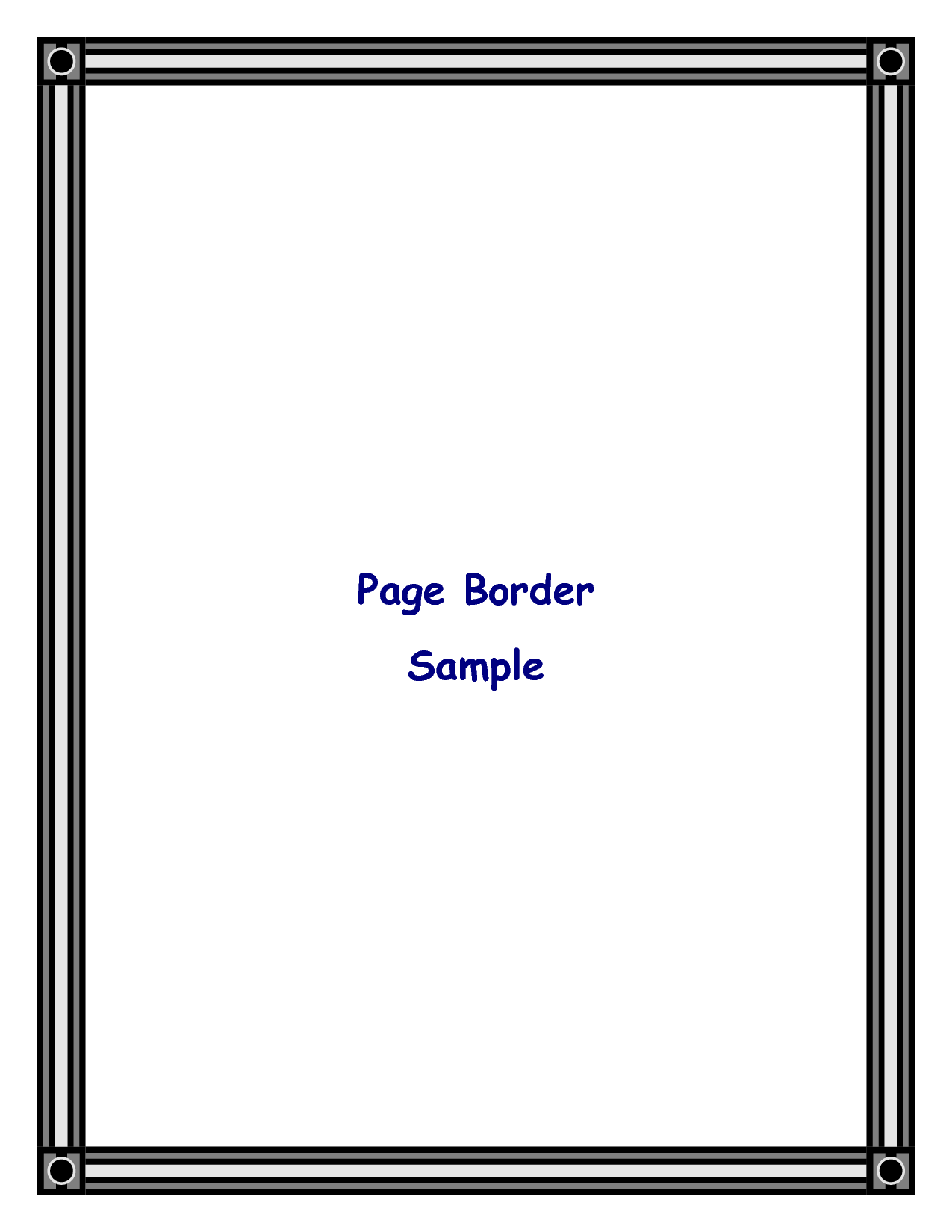 Page Borders Template - ClipArt Best