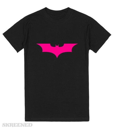 Pink Batman Logo | T-Shirt | SKREENED