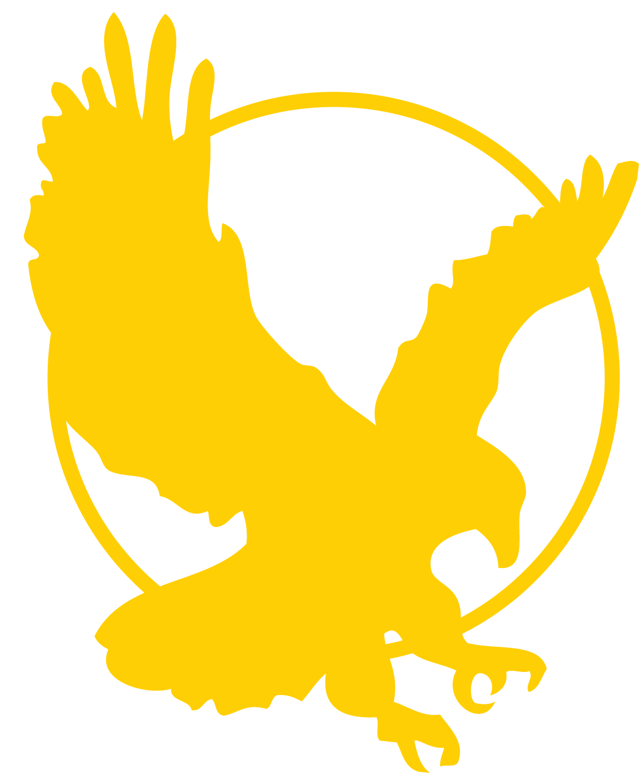 17 Black And Gold Eagle Icon Images - Eagle High School Football ...