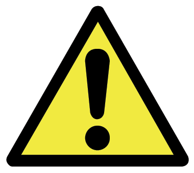 Vehicles at work - Safety signs: Warning signs
