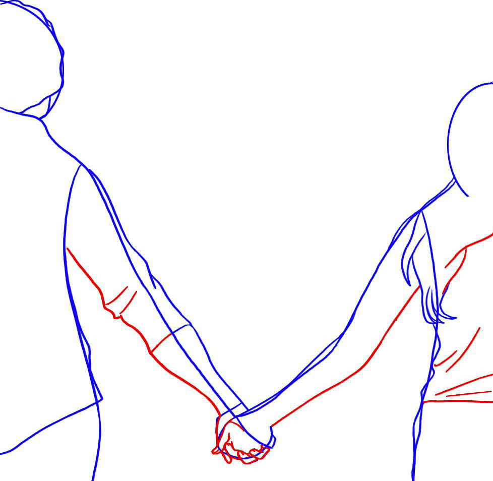 Drawings Of People Holding Hands - ClipArt Best
