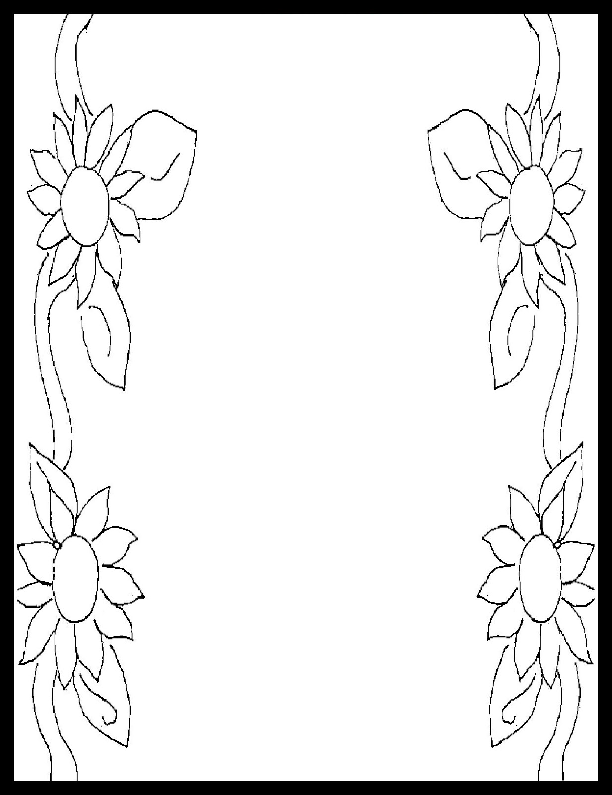 Border Coloring Pages ClipArt Best Border Coloring Pages ClipArt Best