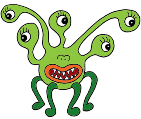 Clipart: Monster - Leone Annabella Betts