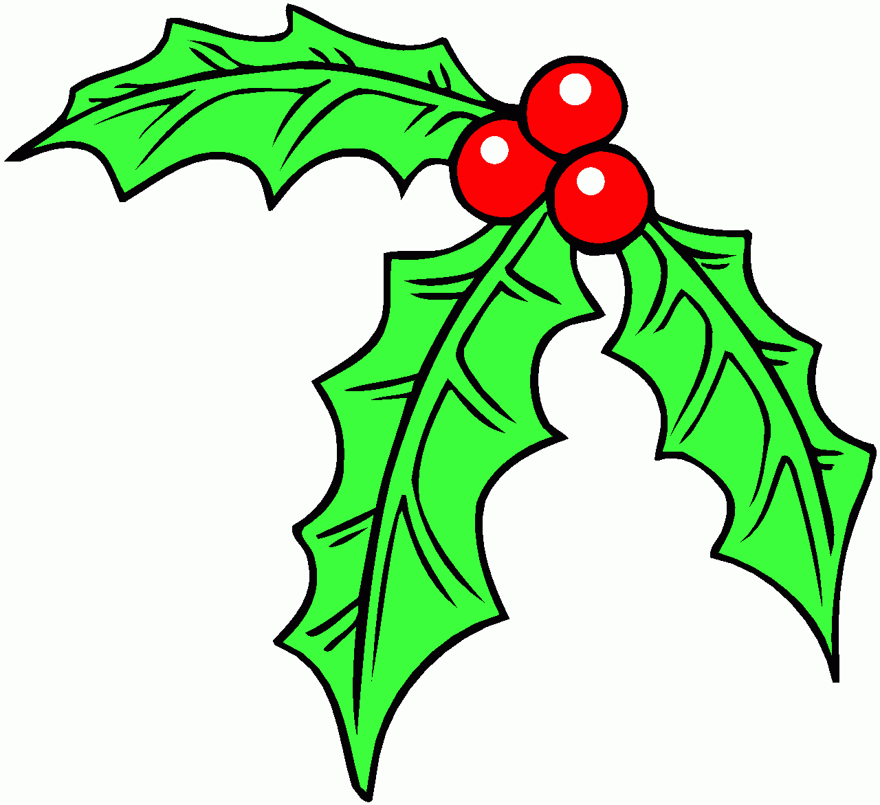 holly leaves clipart free - photo #24