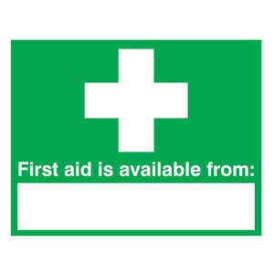 Green / White First Aid Signs, Adhesive Labels, Posters and ...