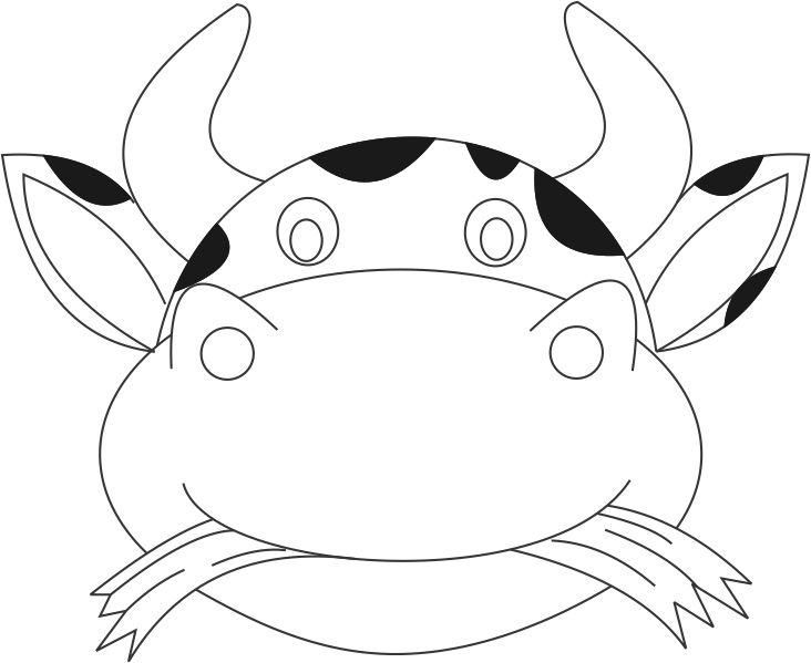 Cow Mask | Donkey Mask, Cow ...