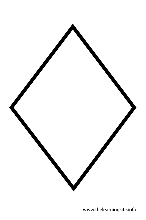 Diamond Printable Template