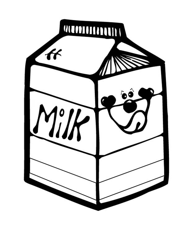 Colouring Pictures Of Milk - ClipArt Best