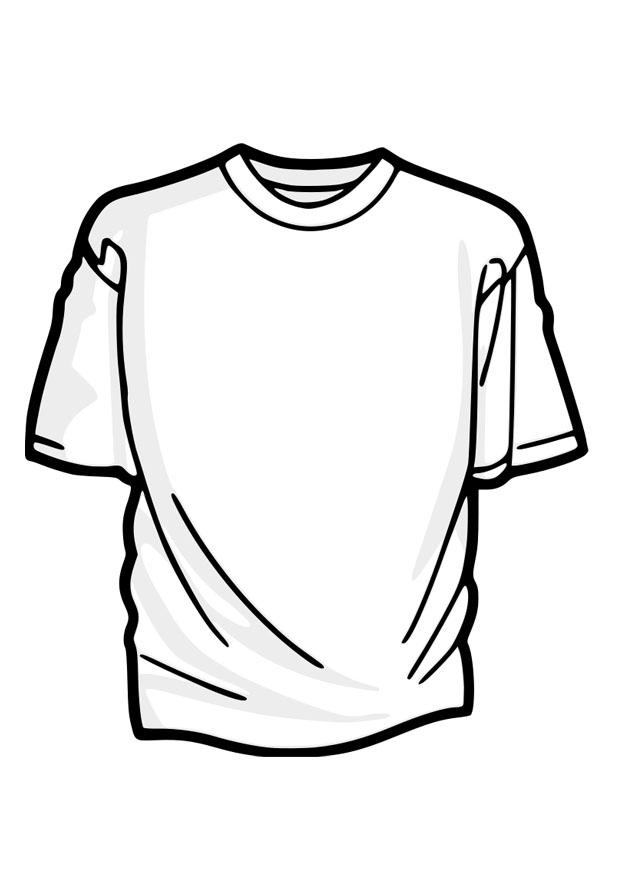 T Shirt Coloring Page - AZ Coloring Pages