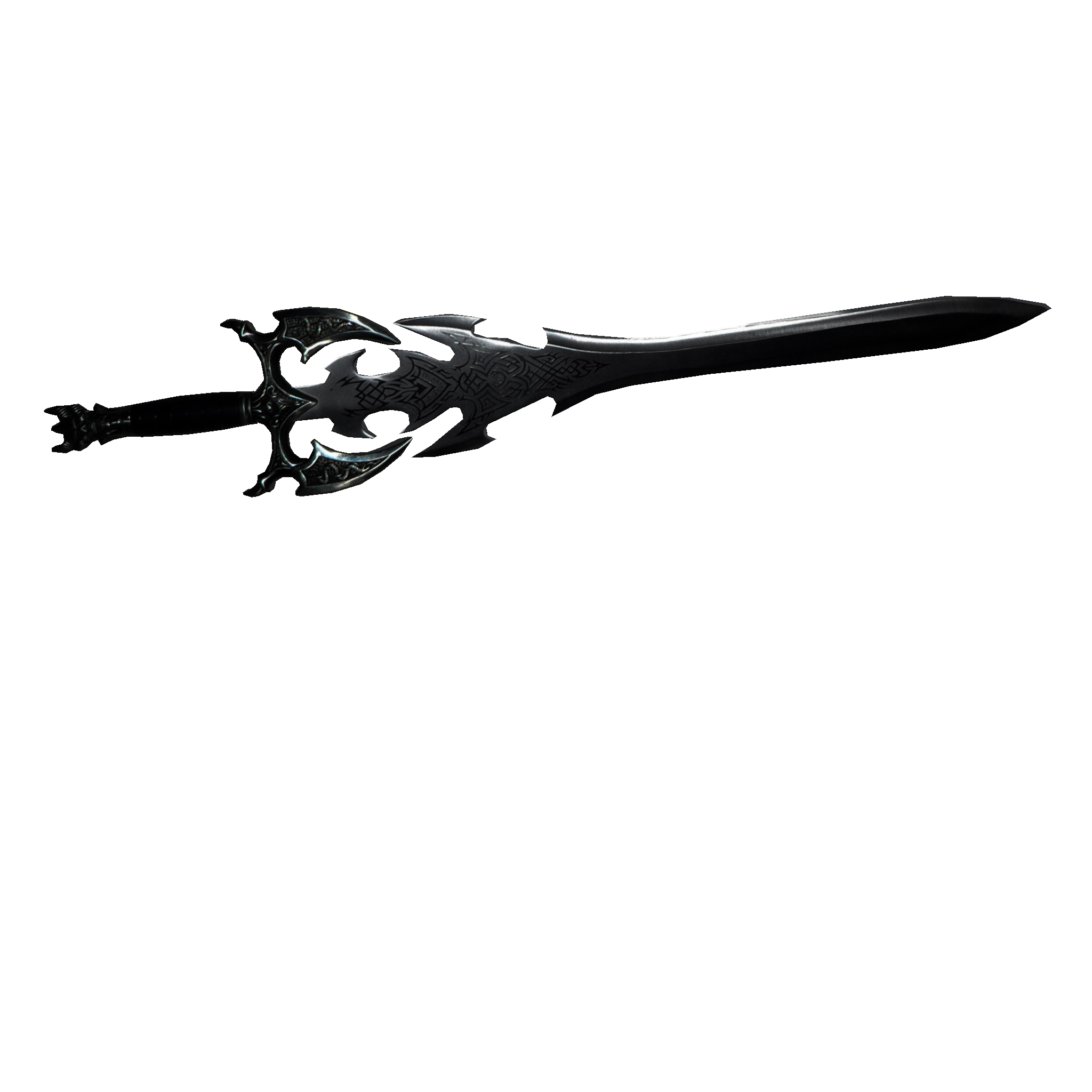 Black sword clipart