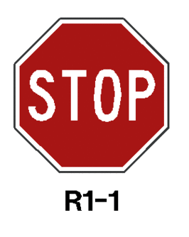 Red MUTCD Regulatory Signs Stop Yield Do Not Enter Clipart - Free ...