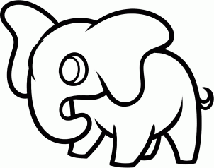 Animals - How to Draw a Elephant For Kids