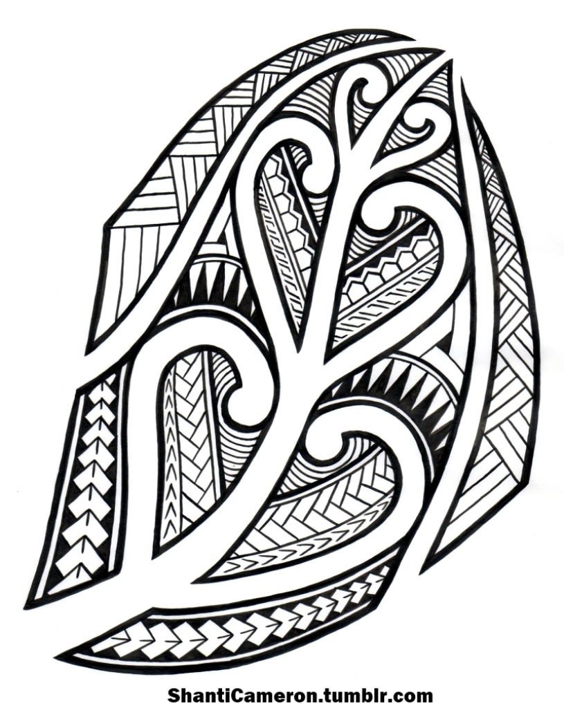 New Zealand Tribal Tattoo Maori Samoan And Polynesian Inspired ...