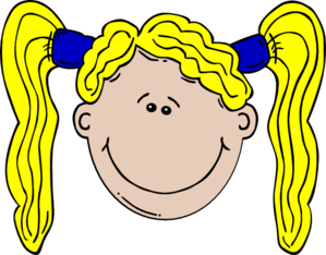 Blonde Girl Clip Art - vector clip art online ...