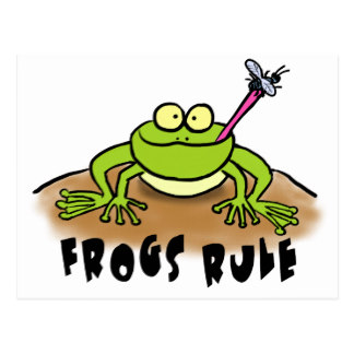 Bullfrog Cartoon Postcards | Zazzle