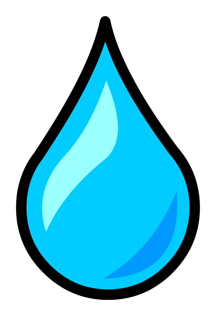 Drop of water clipart