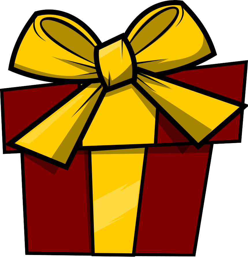 Cartoon Christmas Present - ClipArt Best