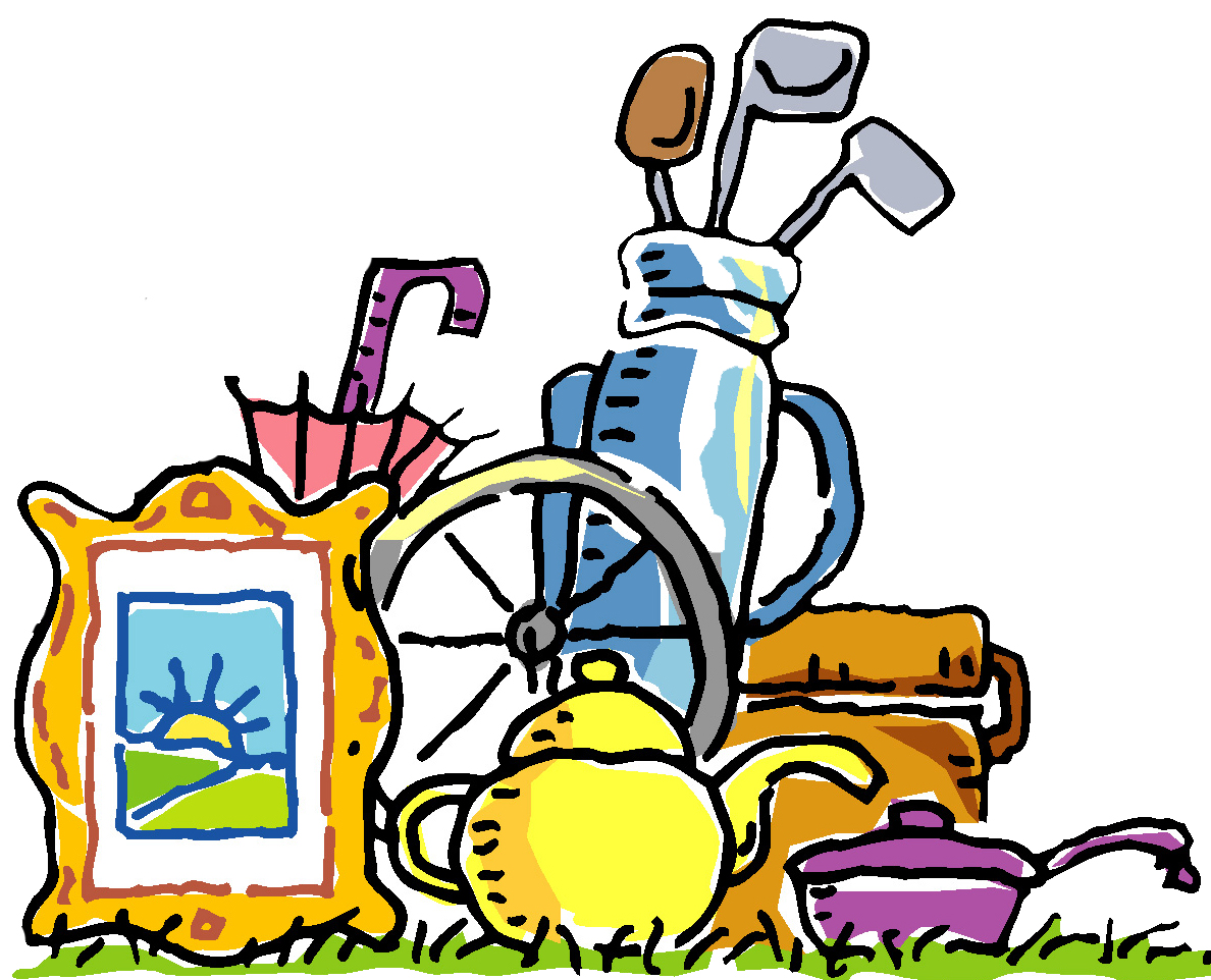 Garage sale pictures clip art