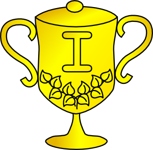 Trophy Award Cup clip art Free Vector / 4Vector