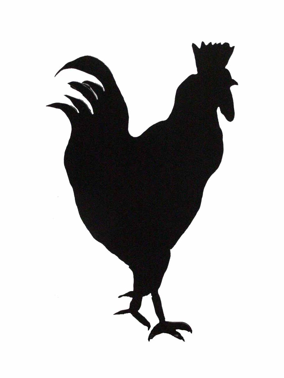 Chicken Silhouette Clipart - Free to use Clip Art Resource