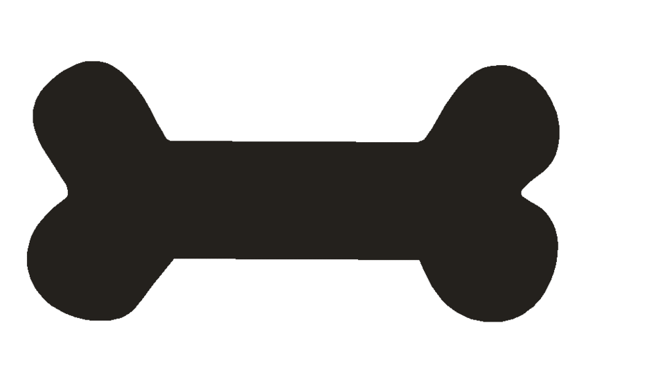 Clip art dog bone