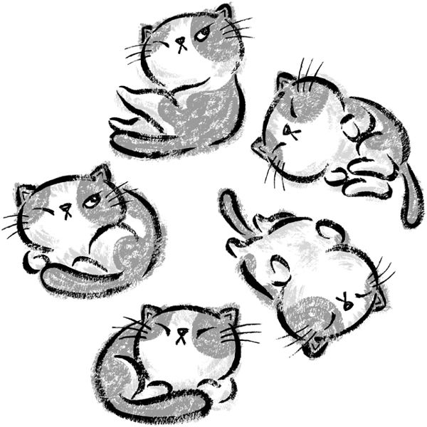 cat drawing clip art - photo #31