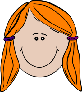 Red Headed Girl Clipart