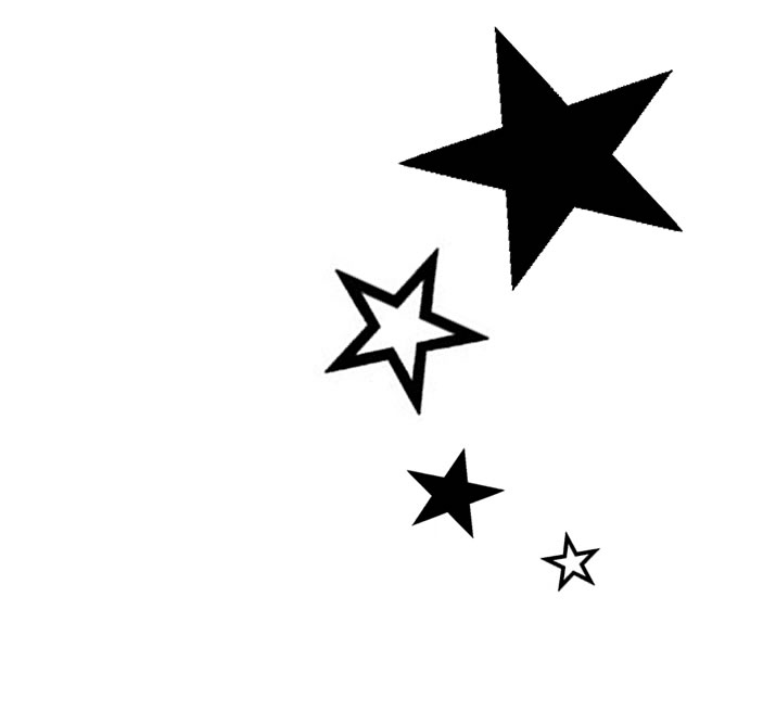 Star tattoo clipart