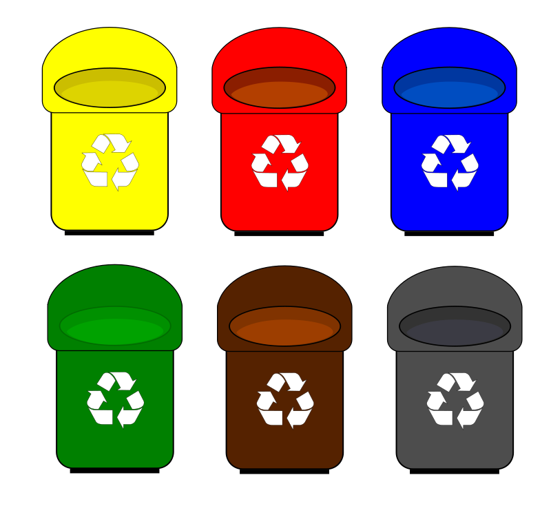 Recycle bin clipart