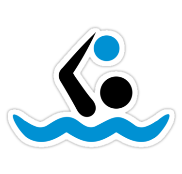 Water polo logo" Stickers by Designzz | Redbubble