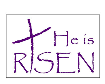 He is risen sign | Etsy