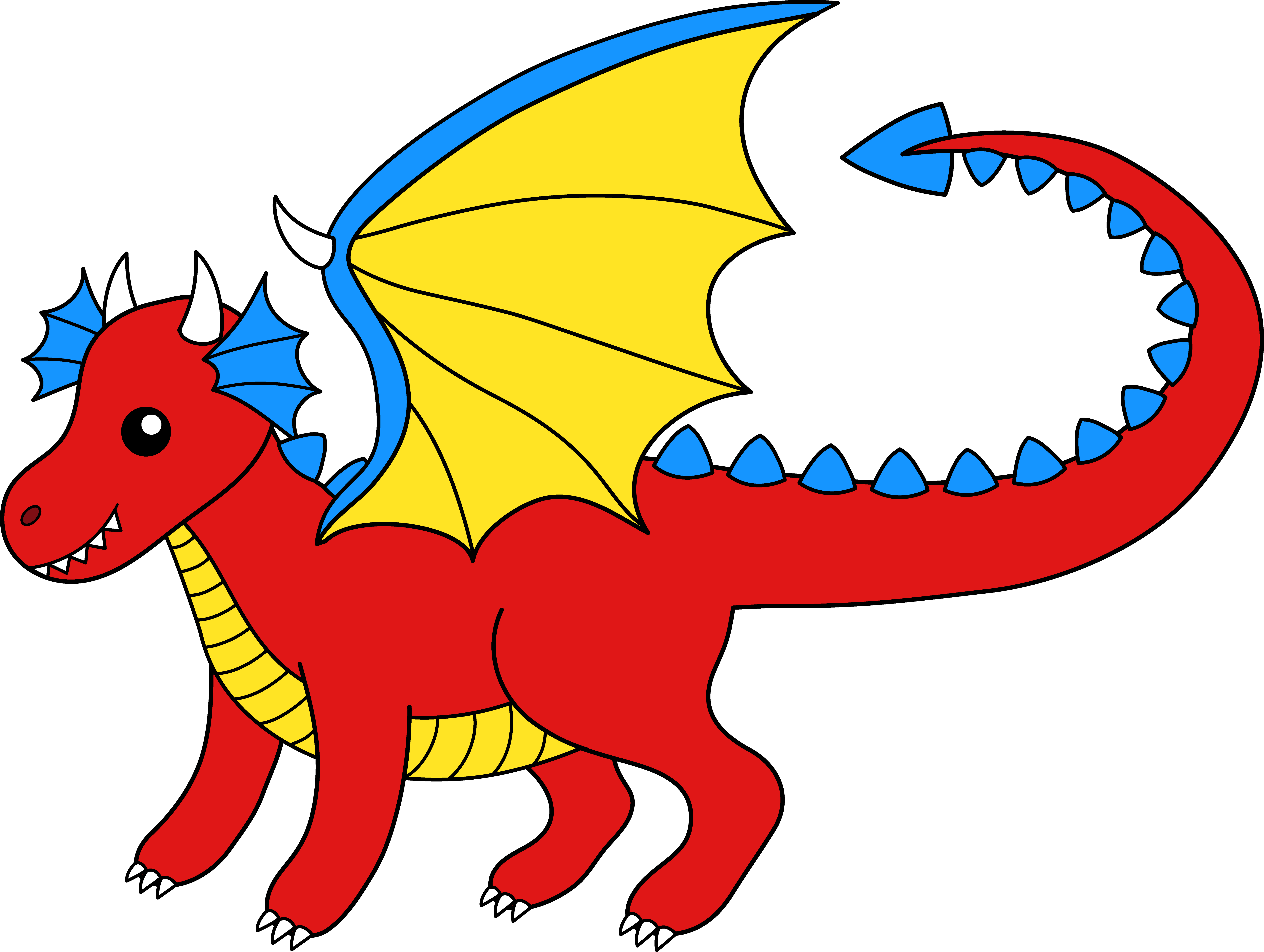 Baby Fire Dragon Clipart Clipart - Free to use Clip Art Resource