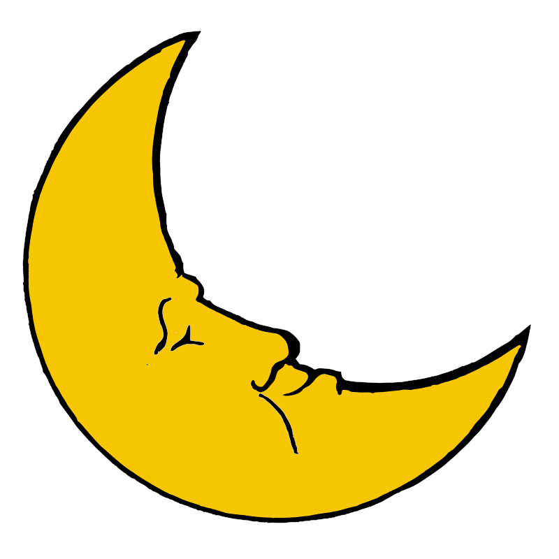 Moon Cartoon Clipart