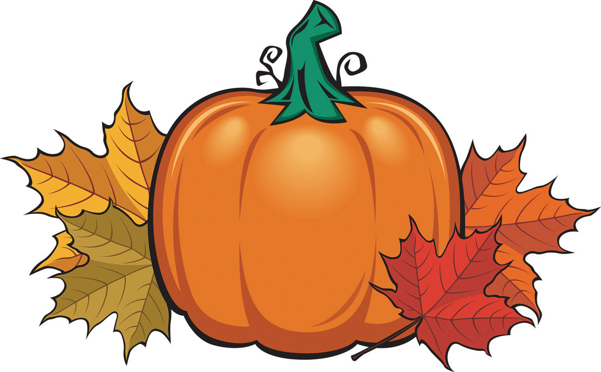 Free clipart pumpkin leaf