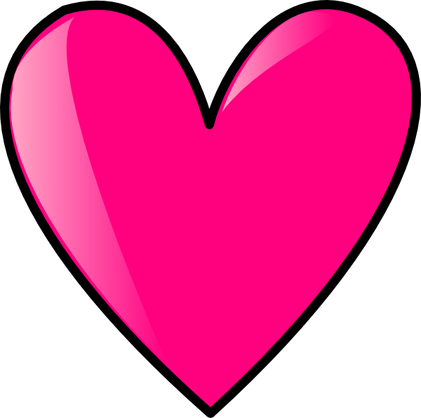 Little pink heart clipart